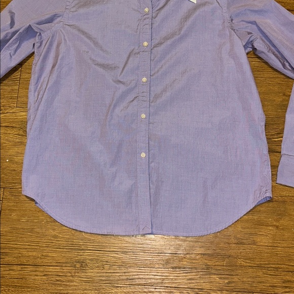 American Living Lavender Shirt with White Collar - Picture 4 of 6